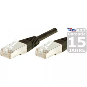 Câble patch Cat.6 F/UTP EXERTIS CONNECT 1,5 m noir embout slim anti-accroche 857943