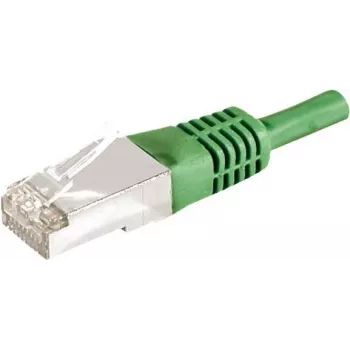 Câble patch Cat.6a F/UTP EXERTIS CONNECT 859553 7,5 m vert 10 Gbit/s embout slim