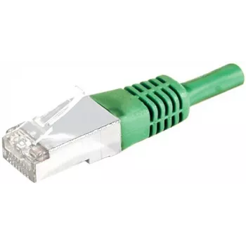 Câble patch Cat.6A S/FTP EXERTIS CONNECT 0,5 m vert 858345