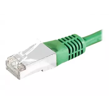 Câble de raccordement EXERTIS CONNECT Cat.6 S/FTP PiMF, RJ45, vert, 3 m 856875