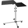 Table multifonction mobile sur roulettes EXERTIS CONNECT, 1000 x 500 mm, noire (965033)