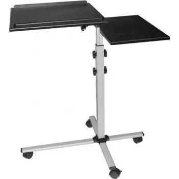 Table multifonction mobile sur roulettes EXERTIS CONNECT, 1000 x 500 mm, noire (965033)