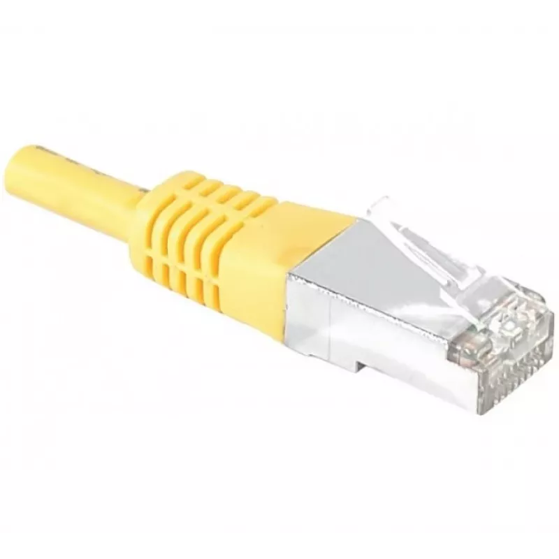 Câble patch Cat.6A S/FTP EXERTIS CONNECT, 1 m, jaune 858331