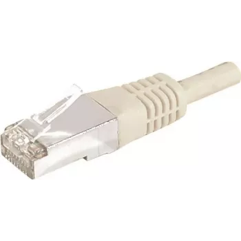 Câble patch réseau Cat6a F/UTP Exertis Connect 859509, 10 m, gris