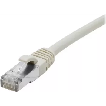 Câble patch Cat 6A S/FTP EXERTIS CONNECT, 0,15 m, gris, serre-câble slim 858401