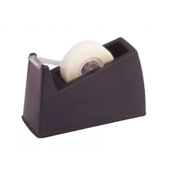 Dévidoir de bureau Wonday Classic, noir, lame métallique, pour ruban adhésif 19 mm x 33 m, 1 pièce (FAD900363)