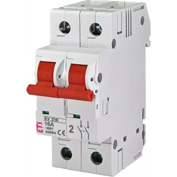 Interrupteur-sectionneur modulaire ETI SV 216 2P 16A 002423221