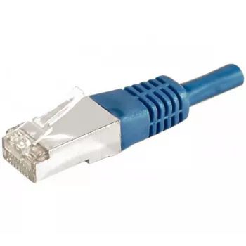 Câble de raccordement EXERTIS CONNECT Cat.6a F/UTP, 1,5 m, bleu, 10 Gbps 859519