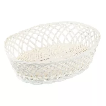 KESPER panier de rangement rectangulaire blanc 31x23,5x8,5 cm