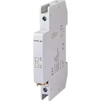 ETI 002069001 interrupteur auxiliaire PS EFI-MD, 1 NO + 1 NC, 230 V AC, 6 A, 50/60 Hz