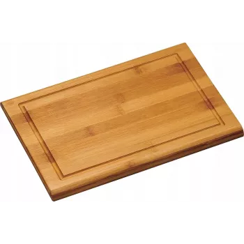Kesper planche à découper en bambou 31x21x1,6 cm