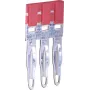 ETI ESC-PTP4/03/R barrette de pontage pour liaison transversale, 3 pôles, rouge, pour bornes en rangée ESC-CBC.4 & ESC-CBC.4B 003903029