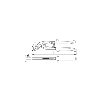 Pince multiprise automatique 240 mm Hypo Unior