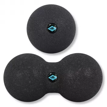 SCHILDKRÖT ensemble de massage Dual, 2 pièces : 1 Peanut Ball (env. 80 x 160 mm), 1 Massage Ball – 1 pièce (960134)