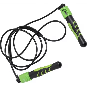 Corde à sauter avec compteur SCHILDKROT, corde en PVC, poignées ABS antidérapantes, comptage automatique, 1 pièce (960023)