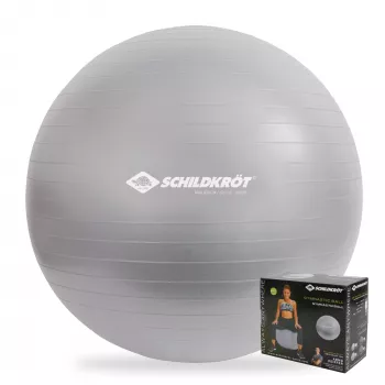 Ballon de gymnastique SCHILDKROT 65 cm argent anti-éclatement 960156