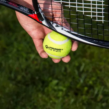 Ballons de tennis SCHILDKROT, lot de 3, jaune, rebond adapté au jeu de loisir (970048)