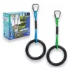 SCHILDKROT Jungle Ring Set, 180 mm ABS Rings with UV-Resistant Ropes, 1 Set (970714)