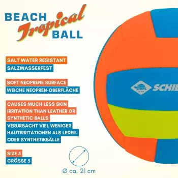Ballon de plage en néoprène Tropical SCHILDKRÖT, taille 5, 210 mm 970299