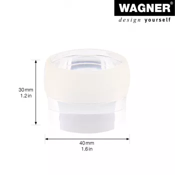 Butoir de porte autocollant transparent Wagner Design Yourself EH 5222, diamètre 40 mm, hauteur 22 mm 15522211