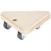 Rouleau de transport Wagner design yourself MM 1313 bouleau 140 x 140 x 43 mm, charge 100 kg, 4 roulettes pivotantes 20131301