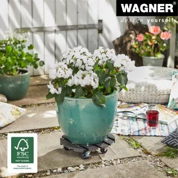 Roulette d'appareil WAGNER Multi Roller WPC anth100 100 kg ronde 20052501