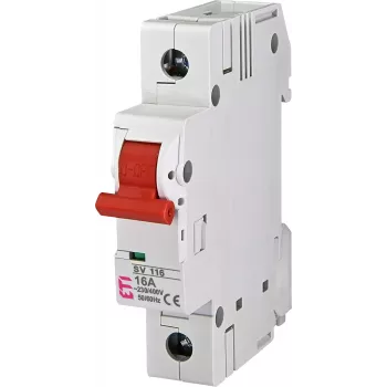 Interrupteur de charge modulaire ETI SV 116 1 pôle 16A 002423121