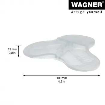 Butoir de porte autocollant transparent Wagner Design Yourself EH 6985 15698501