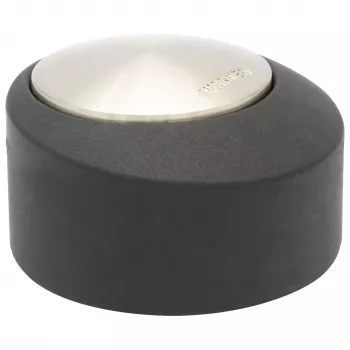 Butoir de porte de sol Wagner Design Yourself EH 5181, zamak avec tampon en caoutchouc, nickel mat, 50 mm 15518111
