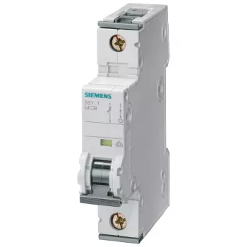Disjoncteur miniature Siemens SENTRON 5SY71107, 1 pôle, courbe C, 10 A, 230/400 V AC, 6 kA
