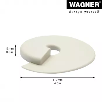 Butoir de porte Wagner Design Yourself EH 6979 plastique blanc autocollant 15697901