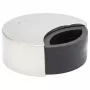 Wagner design yourself EH 5151 butoir de porte en zamak avec tampon en caoutchouc, chromé, Ø50 mm, à visser, argent 15515111