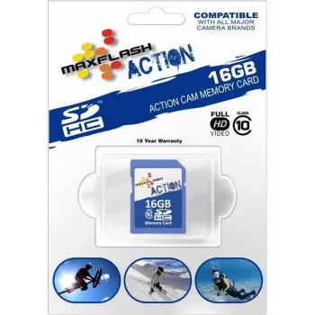 Carte SDHC MEMORYSOLUTION MAXFLASH 8 Go Action Class 10, retail SD8GHCCL10M-R