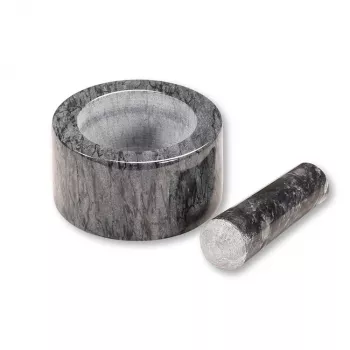 Kesper Piesta ensemble mortier et pilon en marbre, noir