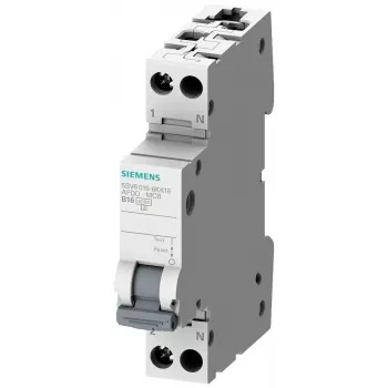 Siemens SENTRON 5SV6016-7GV16 AFDD/MCB 6kA C16 1P+N 1TE (pack de 12)