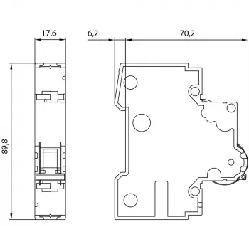 Siemens SENTRON 5SY4132-7 disjoncteur miniature 1 pôle C 32A 6kA