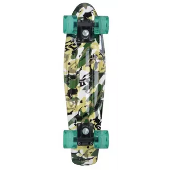 SCHILDKROT skateboard rétro Free Spirit Camouflage polypropylène (PP), deck renforcé 560 x 140 mm, 1 pièce (510781)