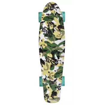 SCHILDKROT skateboard rétro Free Spirit Camouflage polypropylène (PP), deck renforcé 560 x 140 mm, 1 pièce (510781)