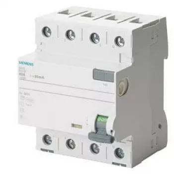 Siemens SENTRON 5SV36448 interrupteur différentiel, type A, 40 A, 300 mA, 4 pôles, 400 V, sélectif