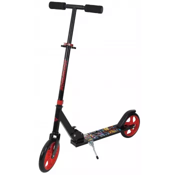 SCHILDKROT trottinette urbaine Road Catcher Graffiti deck en aluminium roues PU 200 mm pliable hauteur réglable en 3 positions 510203
