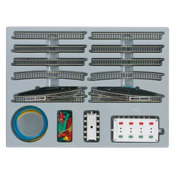 Märklin 08191 Coffret d'extension E voie Z avec aiguillages électriques