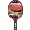 DONIC SCHILDKRÖT raquette de tennis de table d'apprentissage Protection Line S500, noir/rouge, revêtement lisse Jade 713055