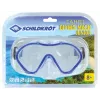SCHILDKRÖT Junior Diving Mask Tahiti, Dark Blue, Large Field of View, Silicone Mask Body and Head Strap, 1 Piece (940042)