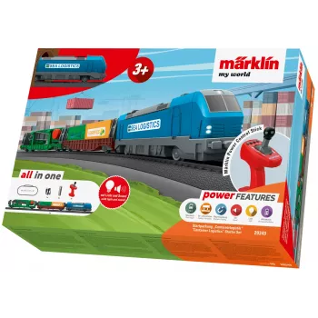 Märklin 29349 coffret de départ logistique conteneurs H0 avec locomotive diesel série 232 et 3 wagons porte-conteneurs