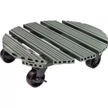 WAGNER design yourself rouleau à plantes GH0558 plastique, Ø 38,5 cm vert foncé rond, 1 pièce 20055801