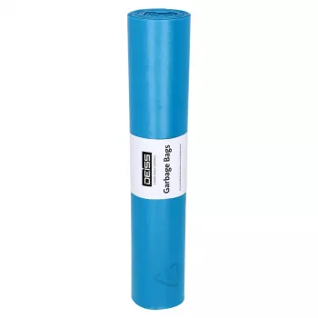 Sacs poubelle renforcés DEISS STANDARD 120 l bleus 6 µm (pack de 25) 20067