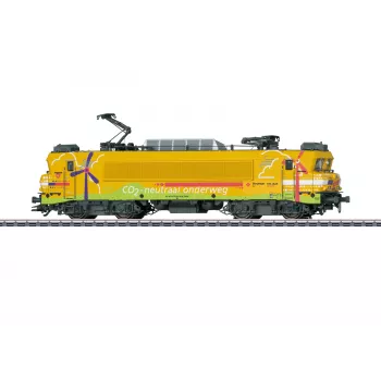 Märklin 39721 locomotive électrique H0 1824 Strukton Rail B.V. avec son mfx+ et pantographe motorisé