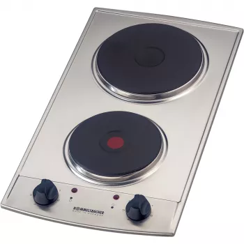 Rommelsbacher EBS 3074/E plaque de cuisson électrique avec 2 zones de cuisson - acier inoxydable