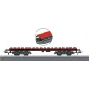 Wagon à blocs de construction Märklin 44734 H0, noir/rouge