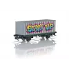Wagon de marchandises couvert Märklin 44831 H0, wagon annuel Märklin Magazin 2001, époque V, AC, attelages Relex